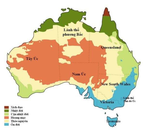 Thời tiết Úc quanh năm: Sydney, Melbourne và Canberra khác nhau ra sao?